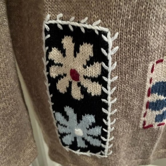 Stitches in Time vintage Button Down Cardigan Sweater Size Medium - Picture 4 of 7